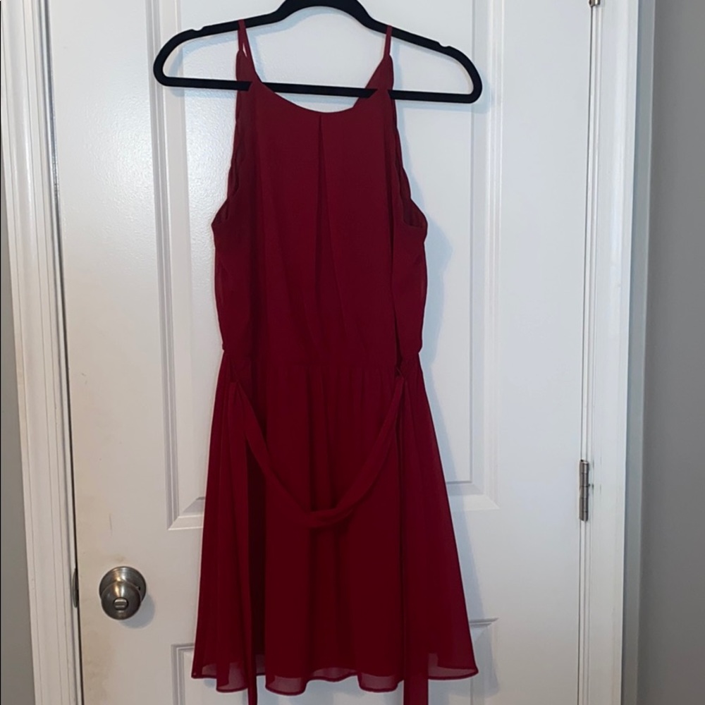 Maroon dress